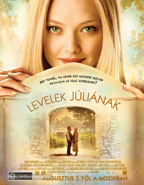 Letters to Juliet - Hungarian Movie Poster