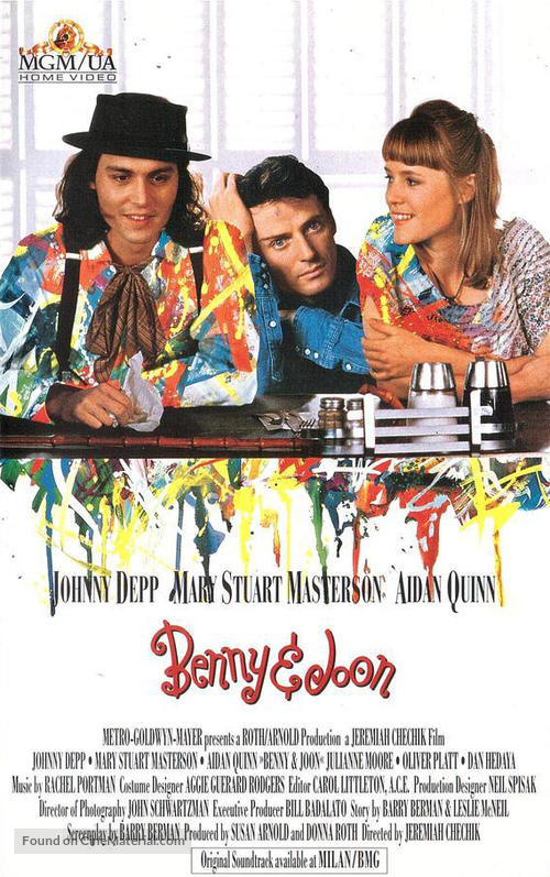 Benny And Joon - Finnish VHS movie cover