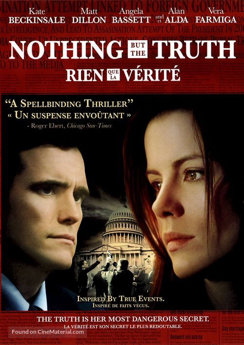 Nothing But the Truth - Canadian DVD movie cover