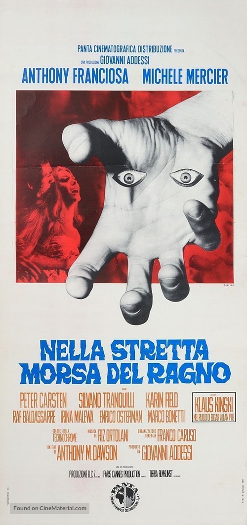 Nella stretta morsa del ragno - Italian Movie Poster