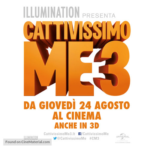 Despicable Me 3 - Italian Logo