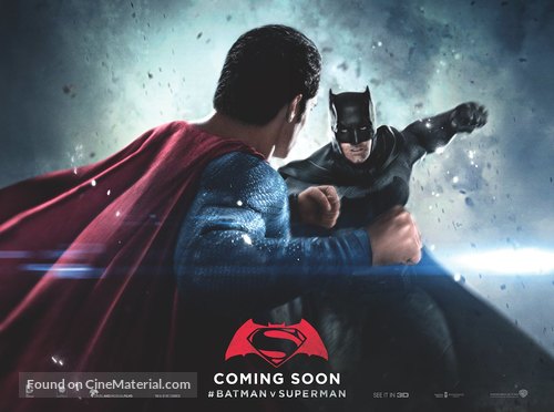 Batman v Superman: Dawn of Justice - British Movie Poster