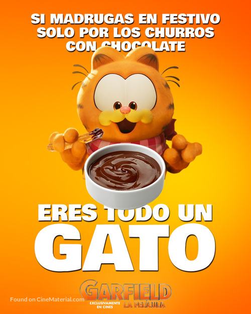 The Garfield Movie - Spanish Movie Poster