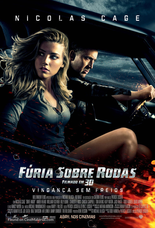 Drive Angry - Brazilian Movie Poster