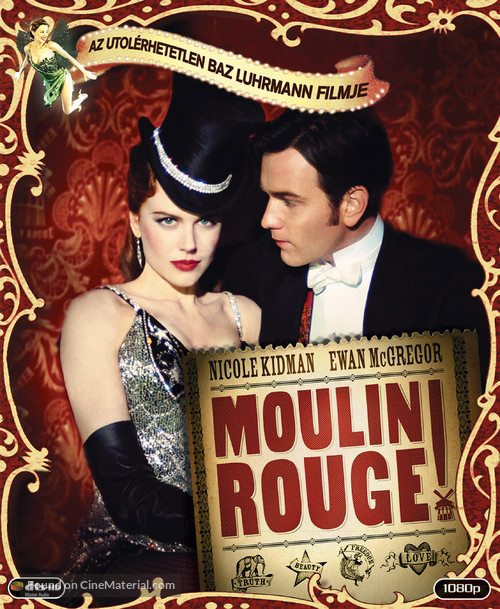 Moulin Rouge - Hungarian Blu-Ray movie cover