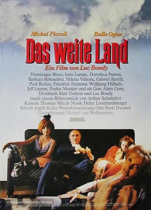 Das weite Land - German Movie Poster