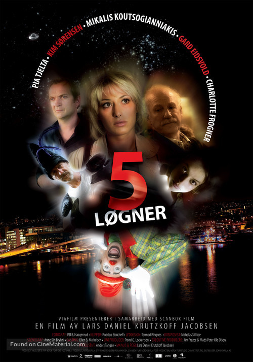 5 l&oslash;gner - Norwegian poster
