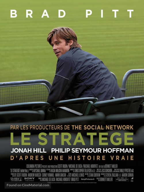 Moneyball - French Movie Poster