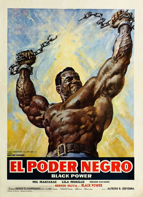 El poder negro (Black power) - Mexican Movie Poster