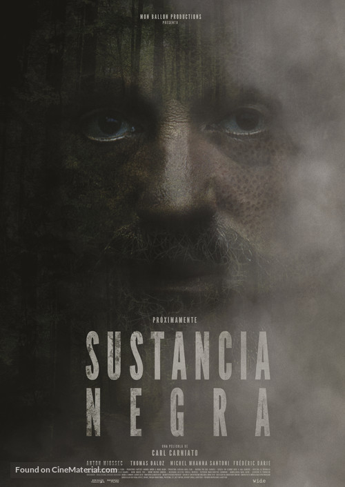 Substance noire - Spanish Movie Poster