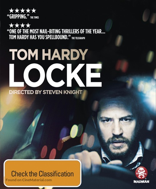 Locke - Australian Blu-Ray movie cover