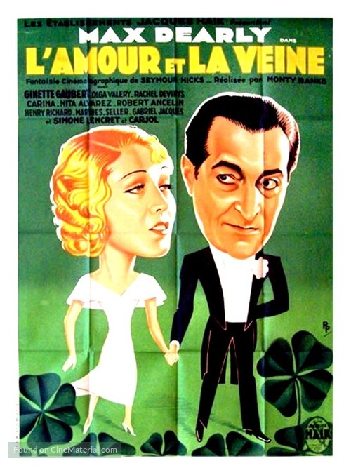 L&#039;amour et la veine - French Movie Poster