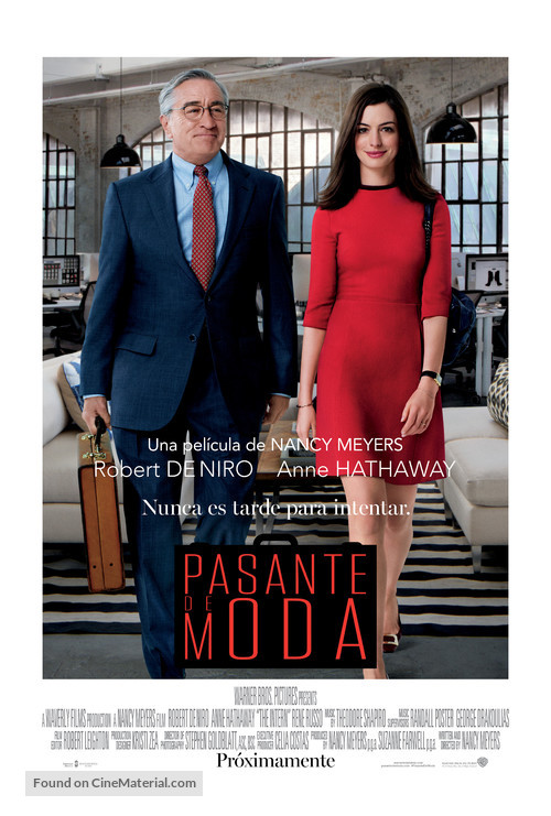 The Intern - Argentinian Theatrical movie poster