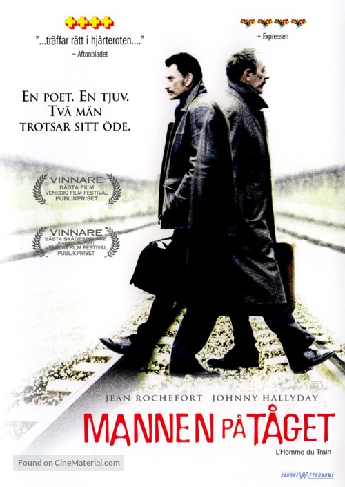 L&#039;homme du train - Swedish DVD movie cover