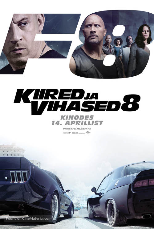 The Fate of the Furious - Estonian Movie Poster