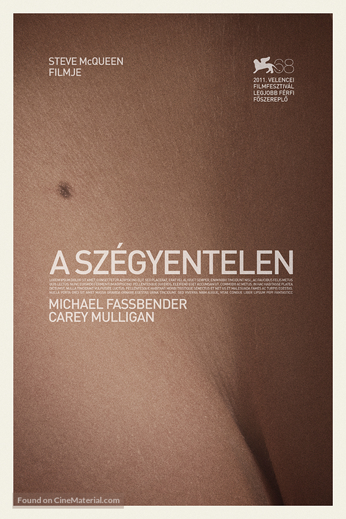 Shame - Hungarian Movie Poster
