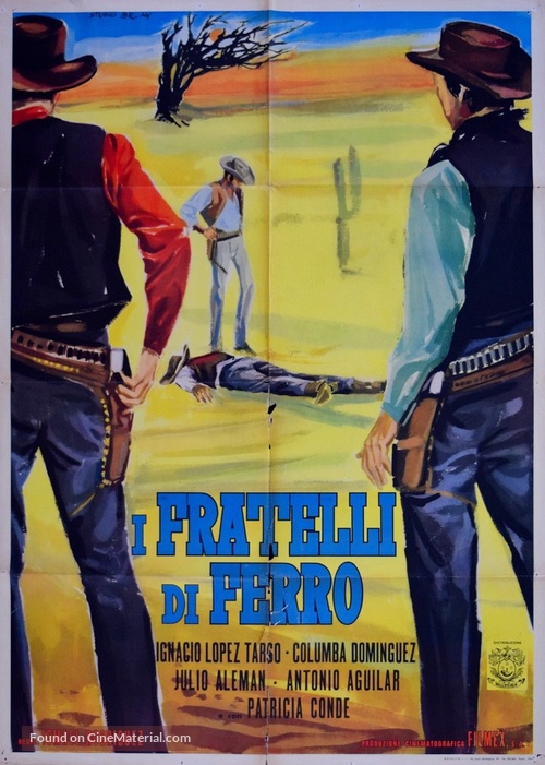 Los hermanos Del Hierro - Italian Movie Poster