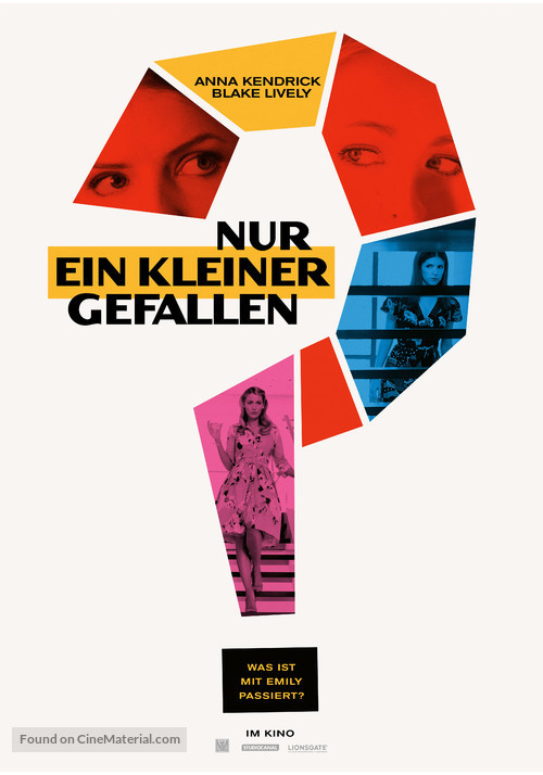 A Simple Favor - German Movie Poster