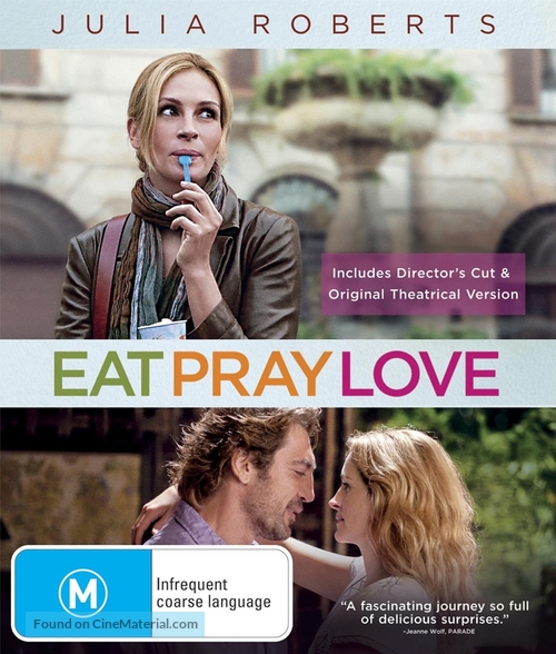 Eat Pray Love - Australian Blu-Ray movie cover
