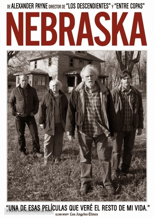Nebraska - Spanish DVD movie cover