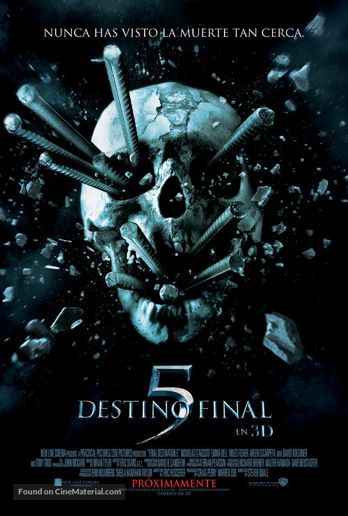 Final Destination 5 - Mexican Movie Poster