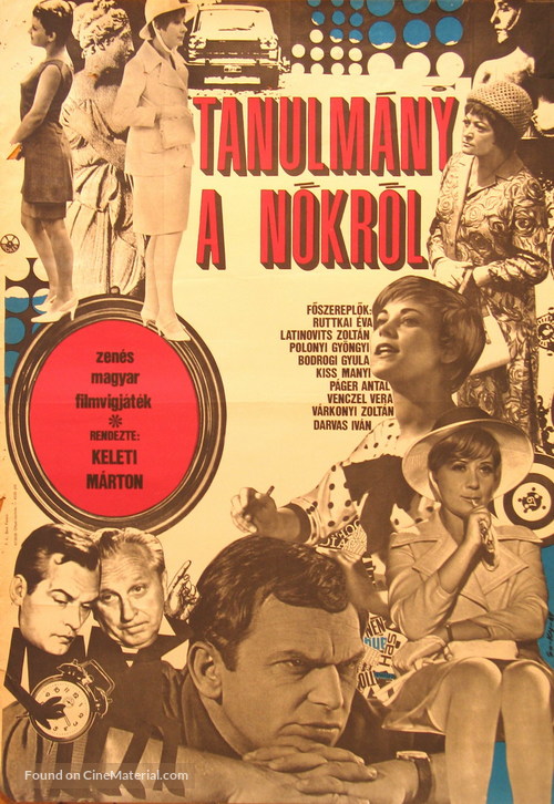 Tanulm&aacute;ny a n&ouml;kr&ouml;l - Hungarian Movie Poster