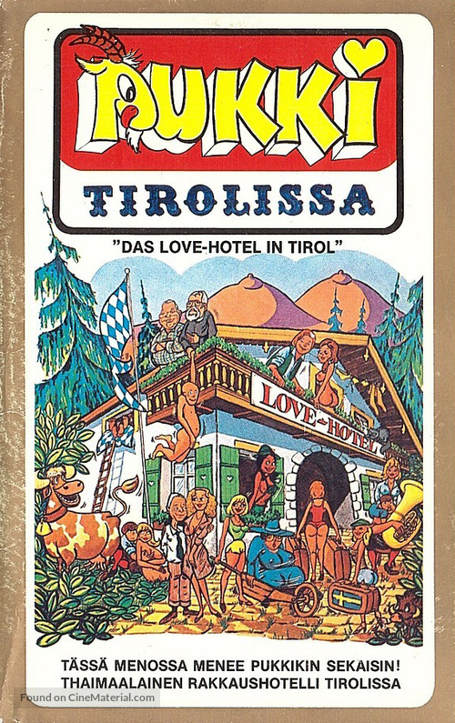 Love-Hotel in Tirol - Finnish VHS movie cover