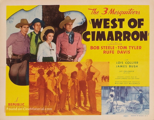 West of Cimarron - Movie Poster