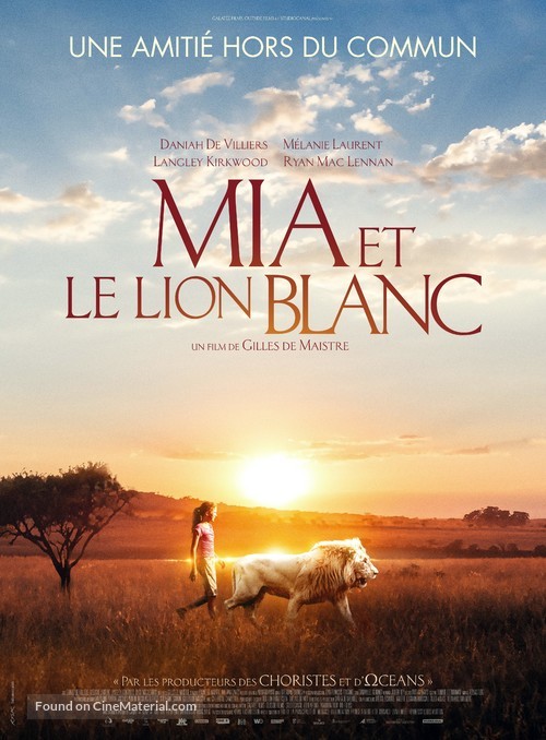 Mia et le lion blanc - French Movie Poster