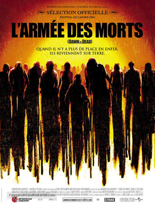 Dawn Of The Dead - French Movie Poster