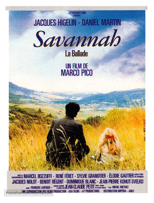 Savannah - French Movie Poster