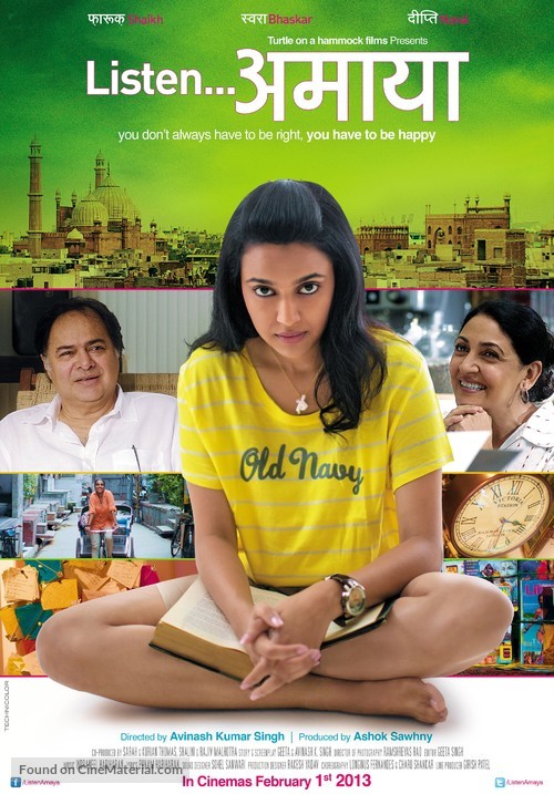 Listen Amaya - Indian Movie Poster