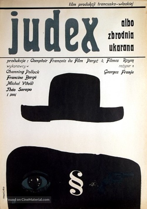 Judex - Polish Movie Poster