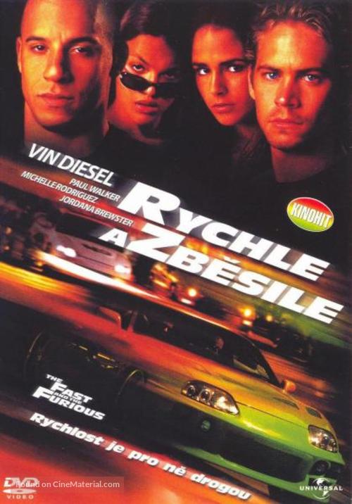 The Fast and the Furious - Czech Movie Cover