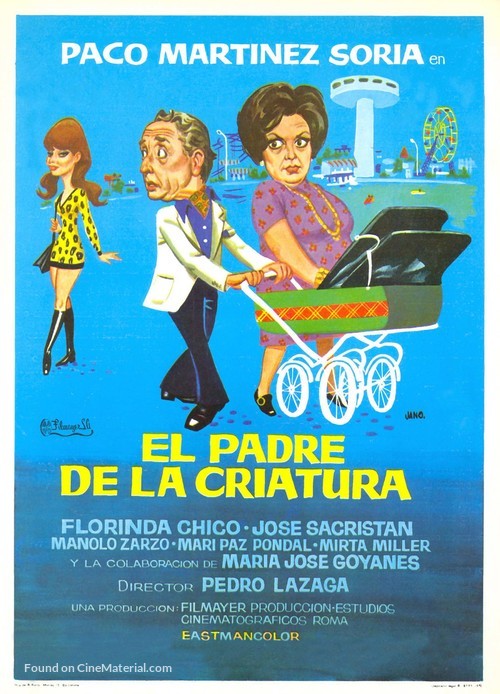 Padre de la criatura, El - Spanish Movie Poster