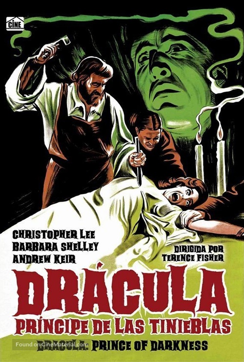 Dracula: Prince of Darkness - Spanish DVD movie cover