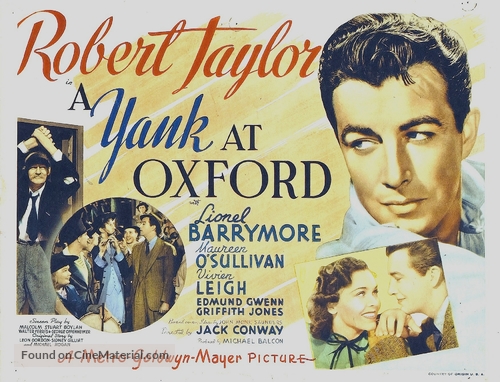 A Yank at Oxford - Movie Poster