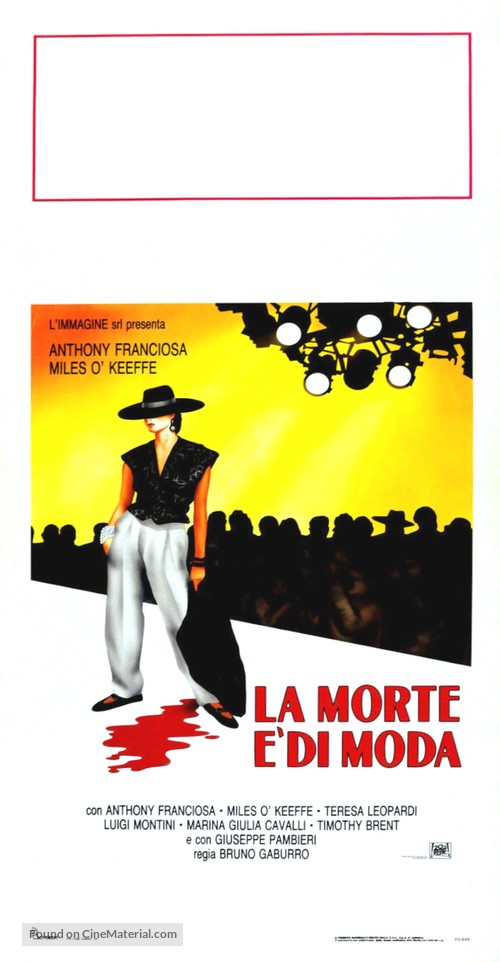 La morte &egrave; di moda - Italian Movie Poster