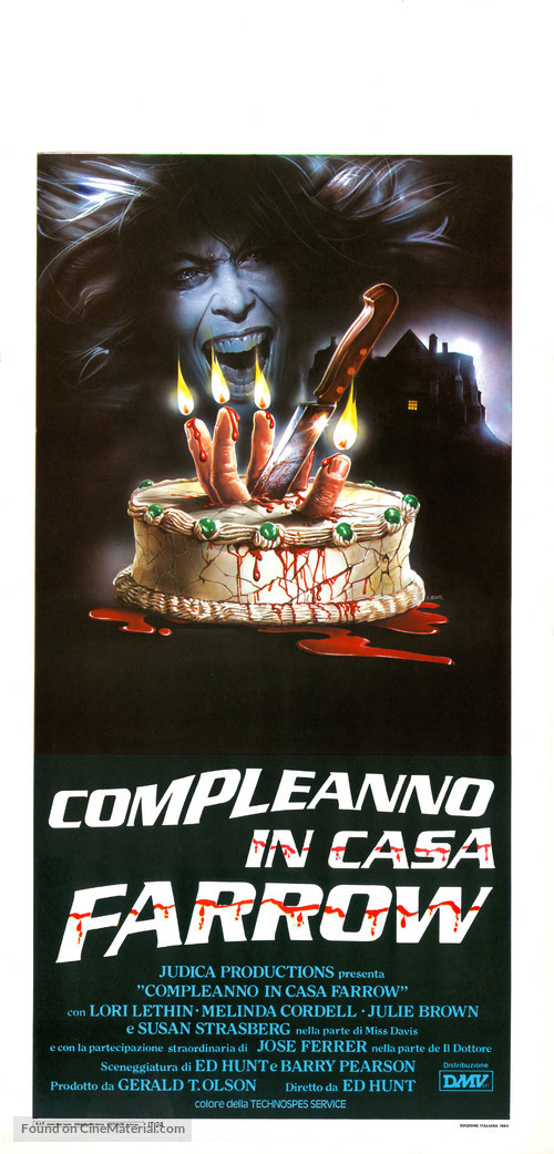 Bloody Birthday - Italian Movie Poster