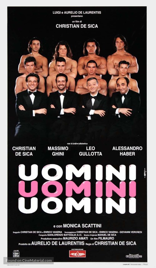 Uomini uomini uomini - Italian Movie Poster