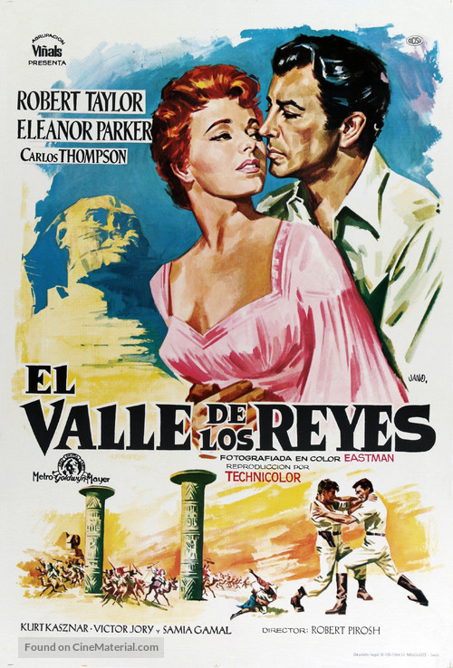Valley of the Kings - Spanish Movie Poster