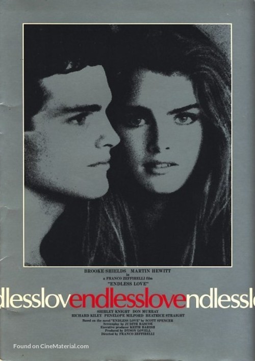 Endless Love 1981 Dvd Movie Cover