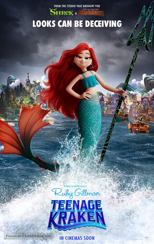 Ruby Gillman, Teenage Kraken (2023) British movie poster