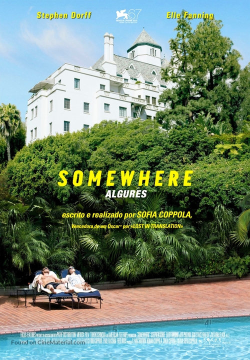 Somewhere - Portuguese Movie Poster