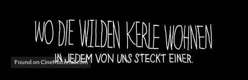 Where the Wild Things Are - German Logo