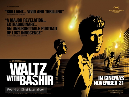 Vals Im Bashir - British Movie Poster