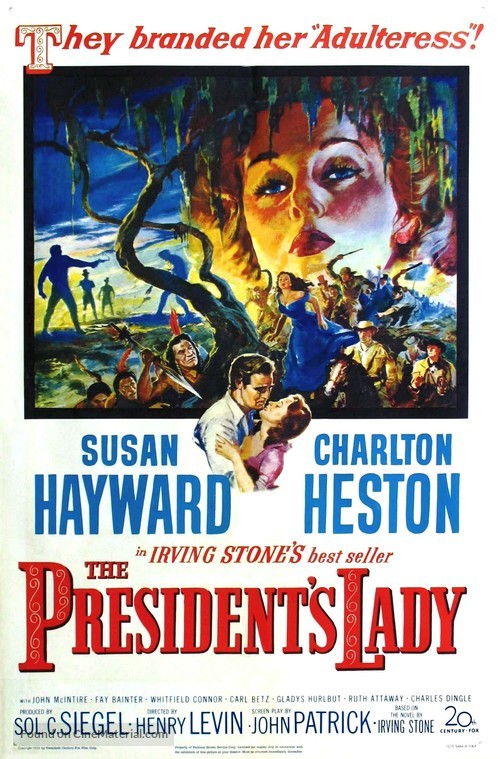 The President&#039;s Lady - Movie Poster