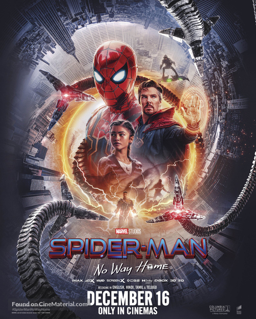 Spider-Man: No Way Home - Indian Movie Poster