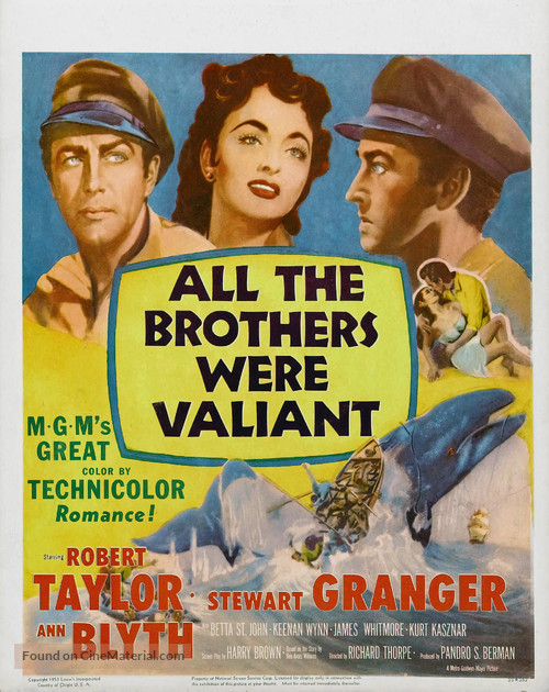 All the Brothers Were Valiant - Movie Poster