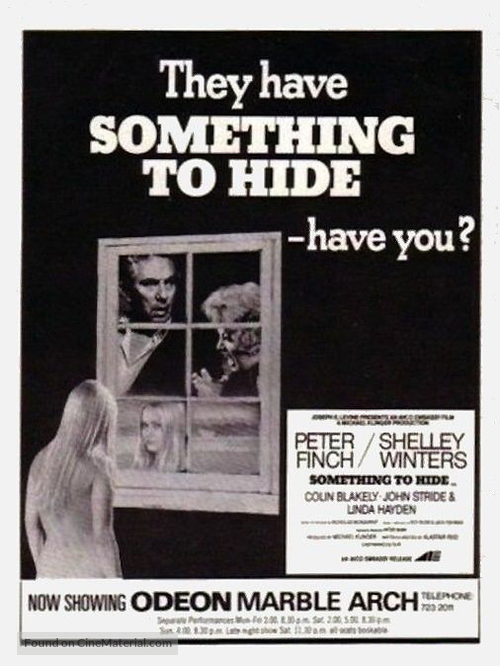 Something to Hide - British Movie Poster